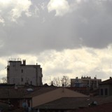 Immeuble en contre jour